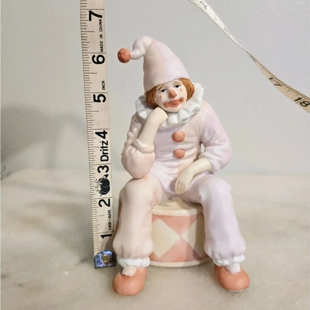Vintage Enesco Sad Clown Music Box plays Send in the Clowns dated 1983 Korea